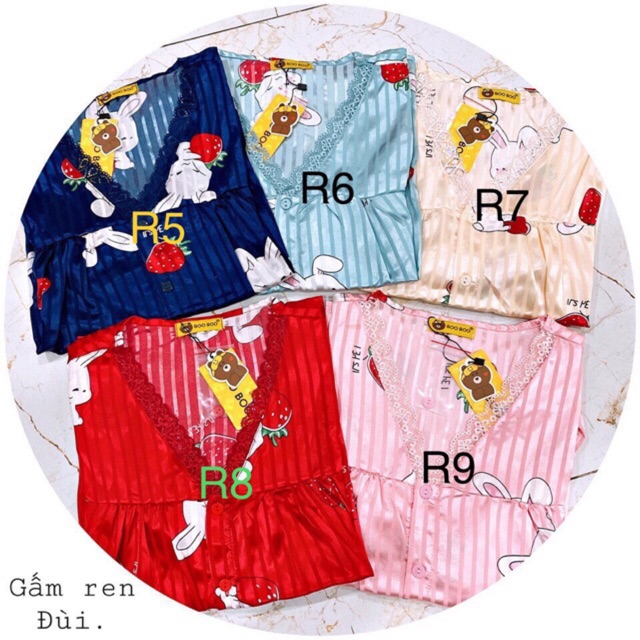 Đồ bộ đùi lụa gấm ren không cổ hot nhất | BigBuy360 - bigbuy360.vn