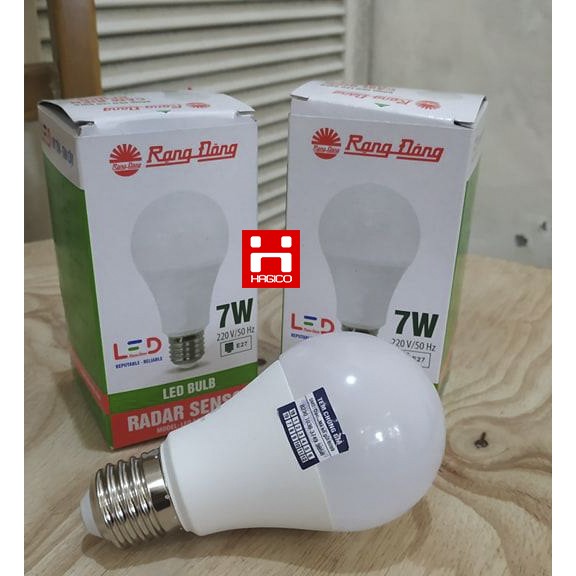 Bóng đèn LED BULB Cảm biến cảm ứng Rạng Đông 7W A60N3/7W RADA