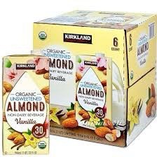 Sữa Hạnh nhân Kirkland Almond Vani 946ml (organic hàng Mỹ)