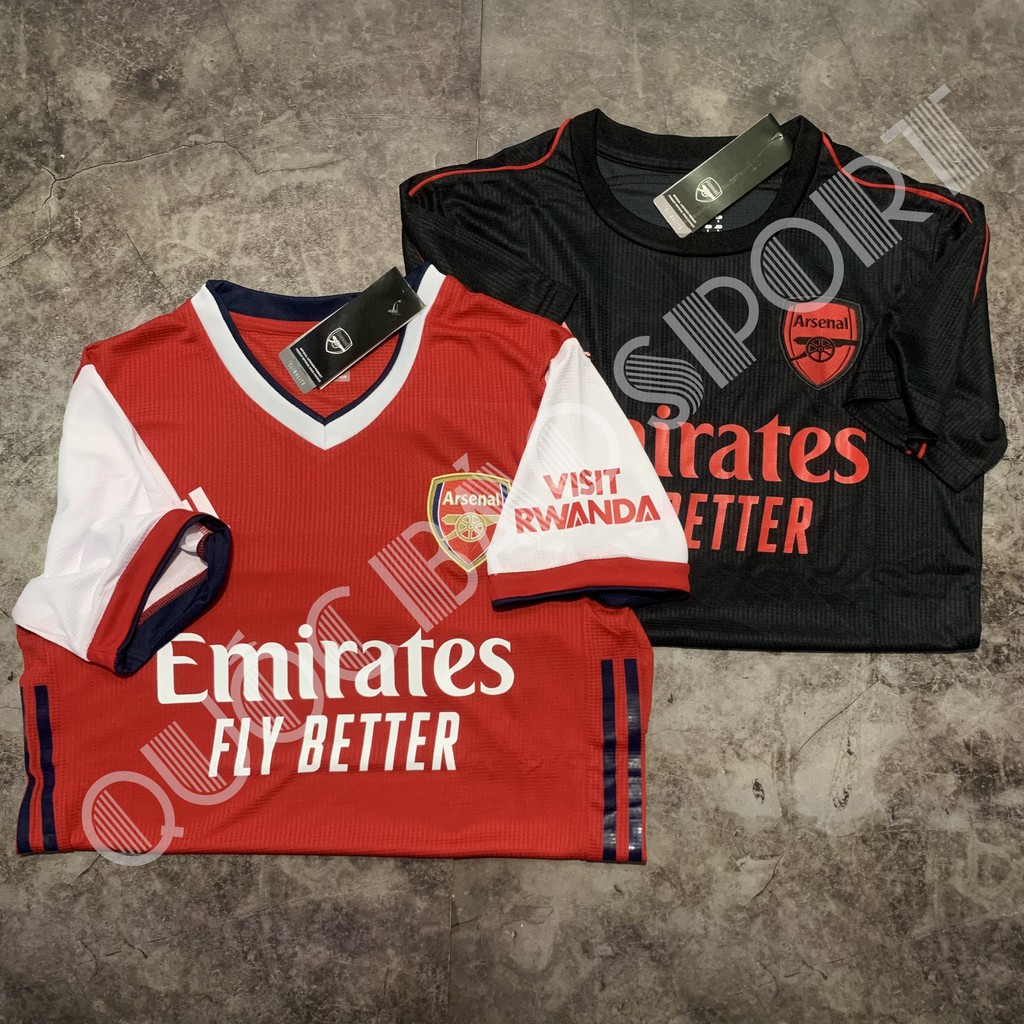 Arsenal mùa giải 21/22-Bộ áo bóng đá bản Fan vải Thái cao cấp