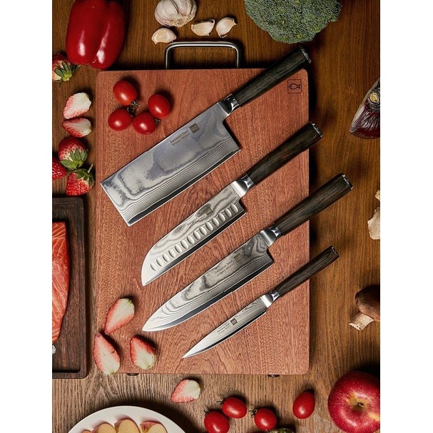 Bộ dao nhà bếp 5 món HuoHou HU0073  sang trọng siêu cao cấp chính hãng - Minh Tín Shop