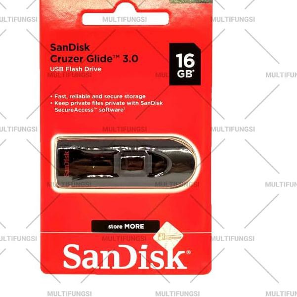 Linh Kiện Điện Tử Sandisk 16gb Cruzer Glide Cz600 Usb 3.0 / 16 Gb Tm