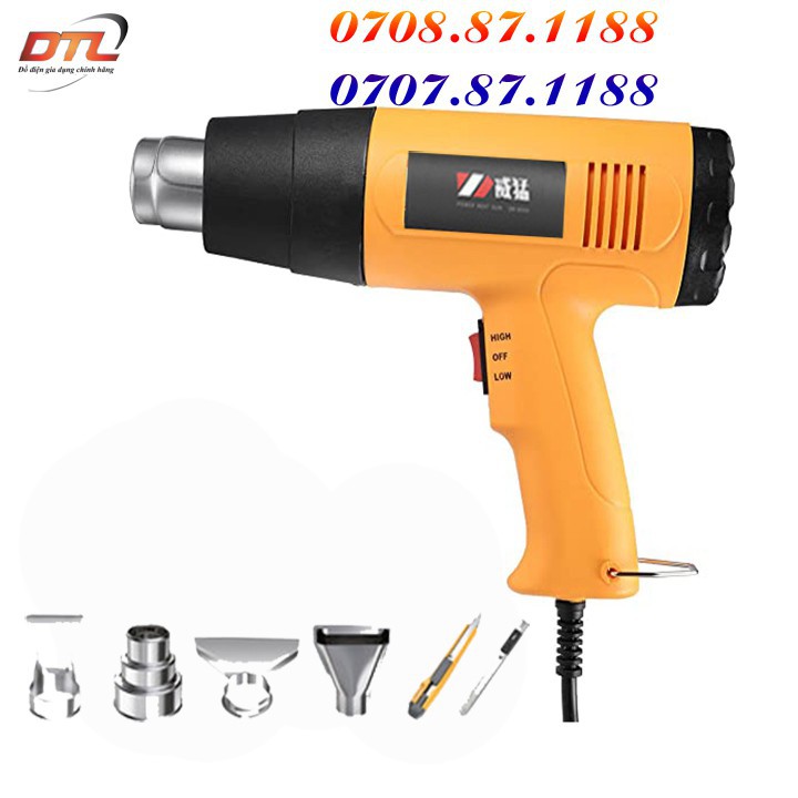 Máy Khò Nhiệt 2000W và Phụ kiện