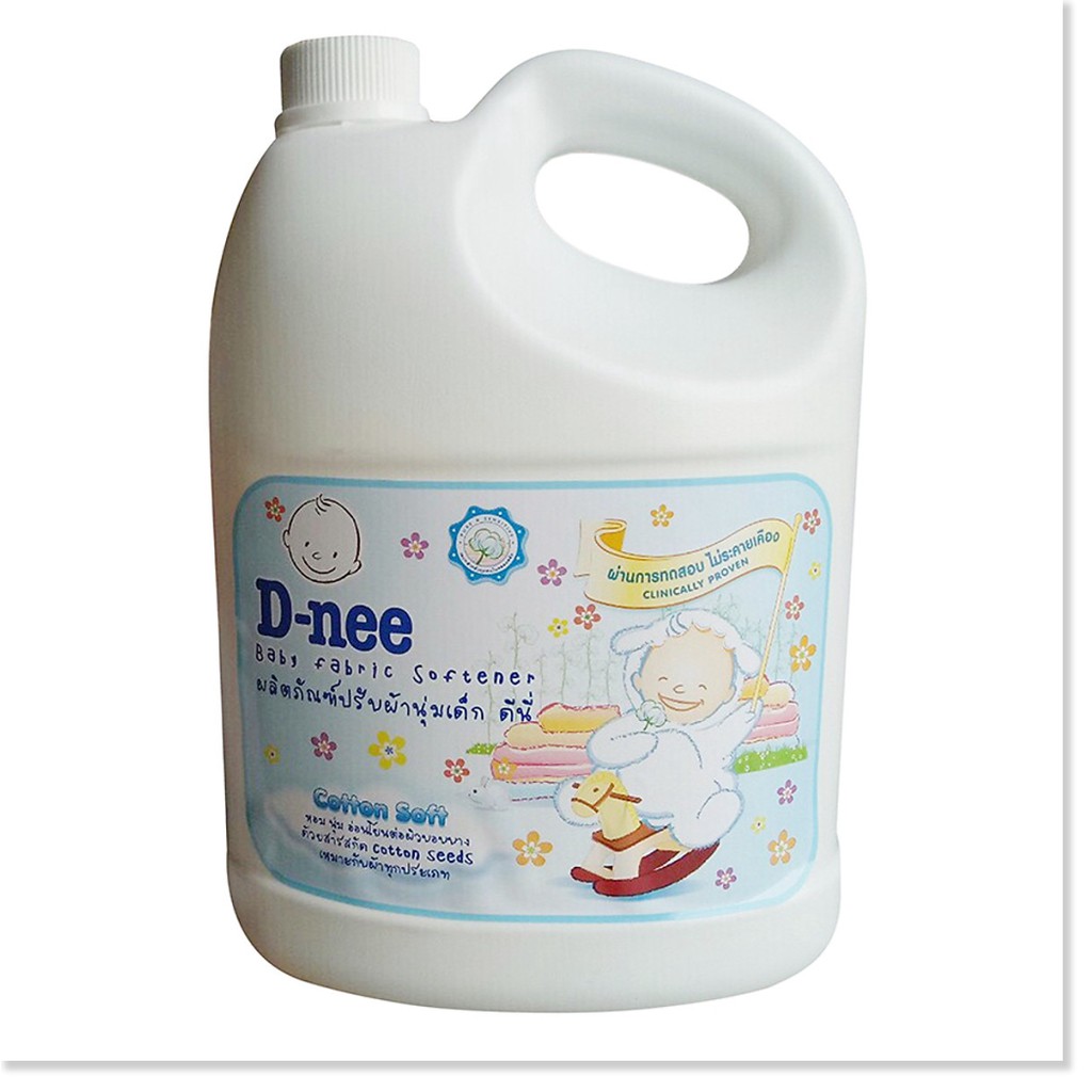 Dung Dịch Xả Quần Áo Cho Bé D-nee - Chai 3000ml (Trắng)