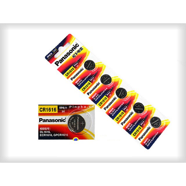 Vỉ 5 viên pin CR2032  CR2025  CR2016  CR1632  CR1616  CR1620  CR1220