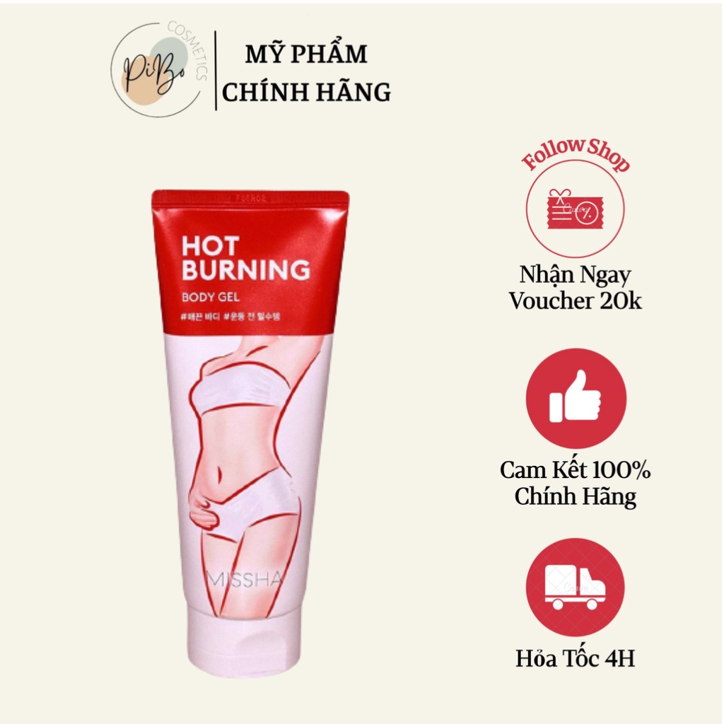 Kem Massage Tan Mỡ Bụng Hàn Quốc Missha Hot Burning Perfect Body 200ml