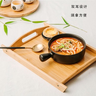(Sẵn) Khay gỗ đựng đồ ăn decor