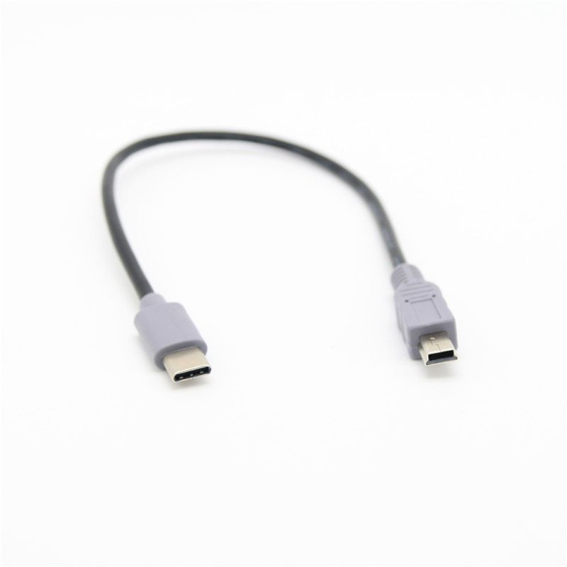 Dây Cáp OTG Chuyển Đổi 1M USB Type C 3 1 Male Sang Mini USB 5 Pin B Male Cho Điện Thoại Di Động