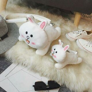Túi xách thỏ cony gấu brown