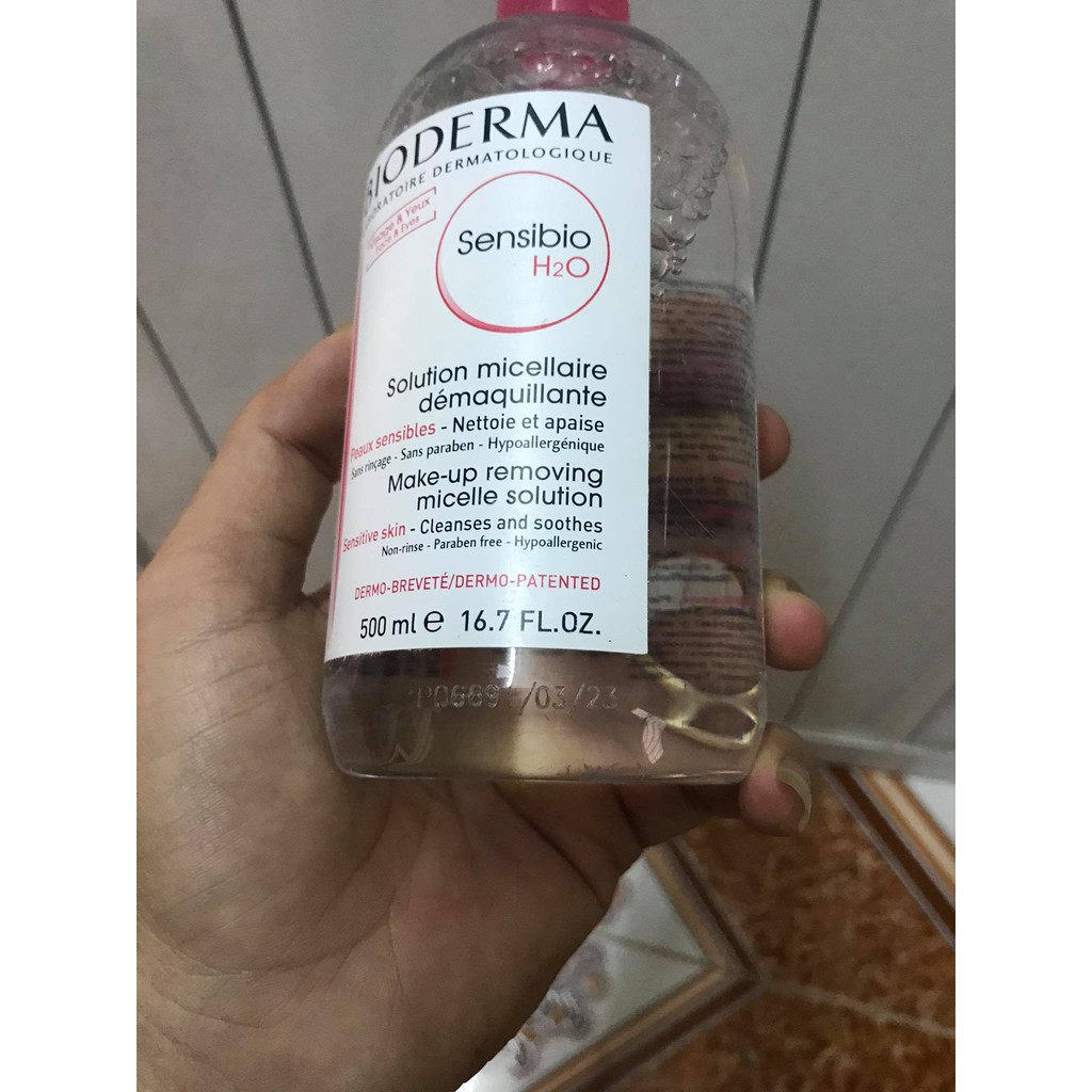 Nước Tẩy Trang Bioderma H2O (500ml-100ml) Créaline Hồng, Sébium Xanh dành Cho mọi loại Da [BẢN NỘI ĐỊA PHÁP] | BigBuy360 - bigbuy360.vn