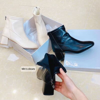 Min's Shoes - Giày Bốt Da Bốt 100