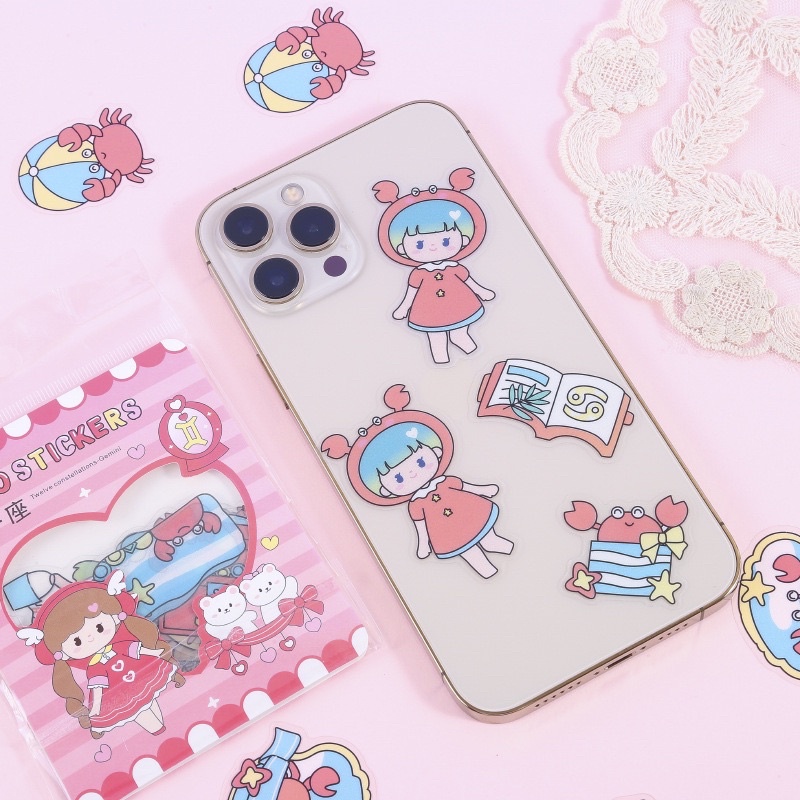 Bộ Sticker 40 Hình Cung Hoàng Đạo Xinh Xắn-ST004