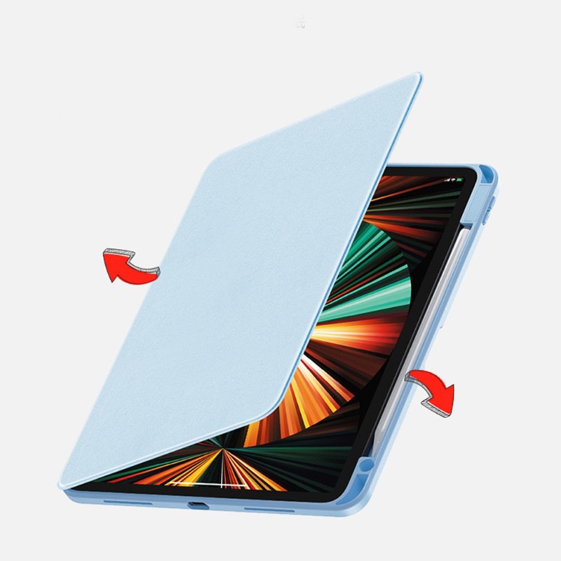 Bao Da Điện Thoại TPU Có Ngăn Đựng Bút Tự Động Thức / Ngủ 360 Độ Cho Mini 6° Vòng Cổ Xoay Được