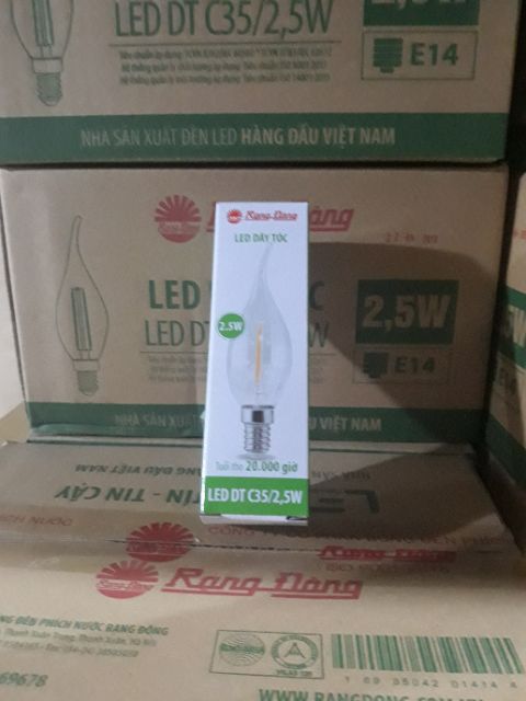 Bóng led dây tóc LED DT C35/2,5W RĐ