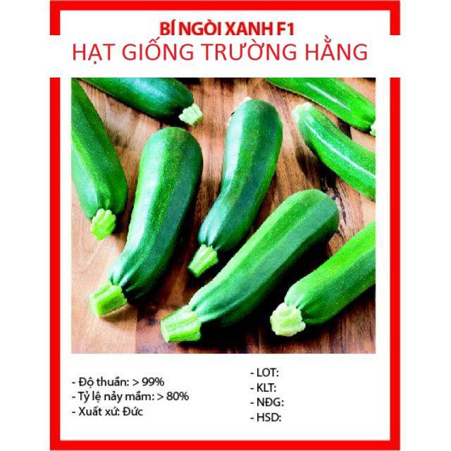 Hạt Giống Bí Ngòi Xanh F1 - 10 hạt