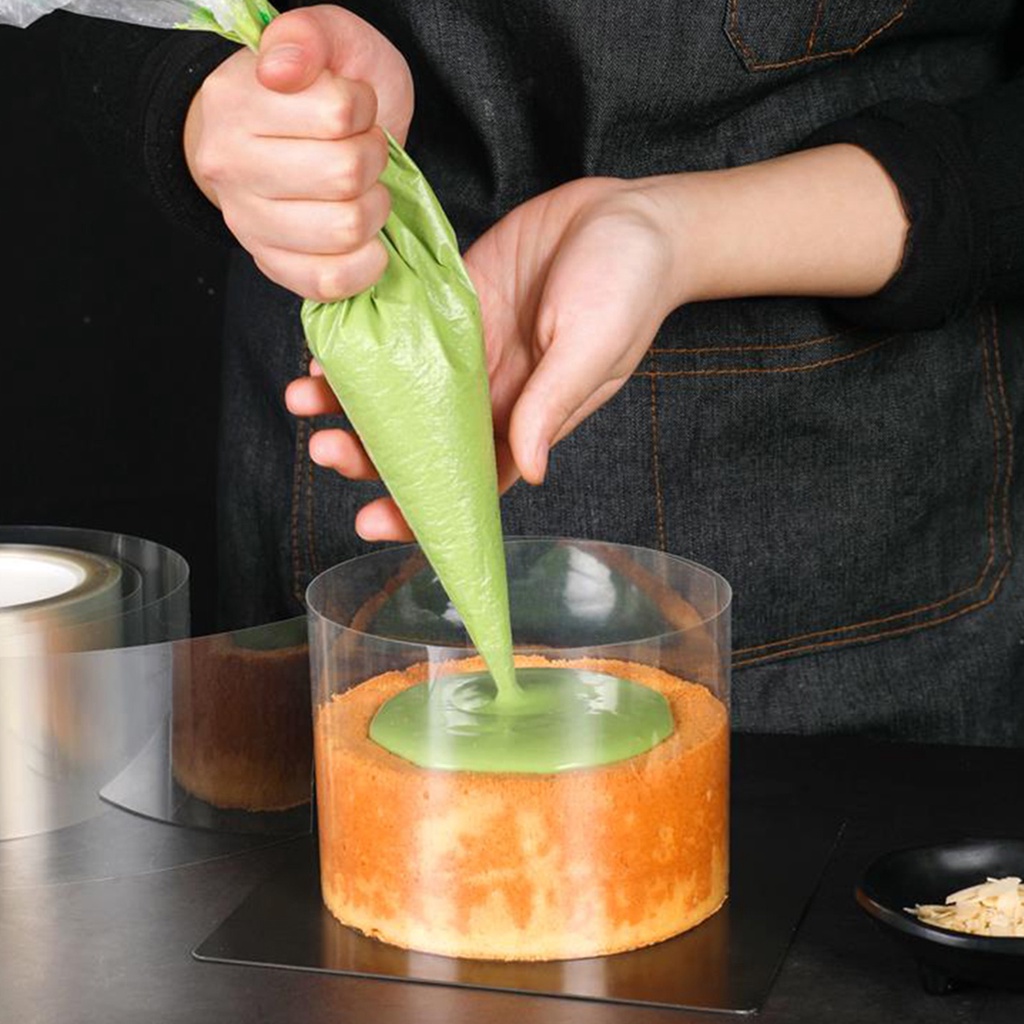 Màng trong suốt quấn viền bánh kem sử dụng tiện lợi 10mx10cm