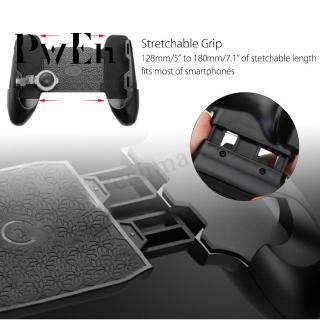 3 in 1 Mobile Gaming Gamepad Joystick +Controller Trigger + Fire Button for PUBG