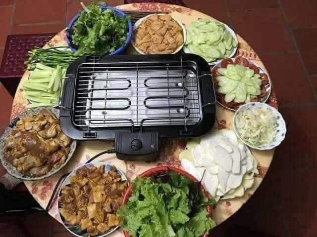 Bếp Nướng Không Khói Electric Barbecue Grill