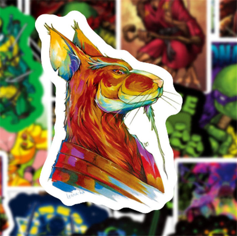 Bộ 50 hình dán Ninja Rùa