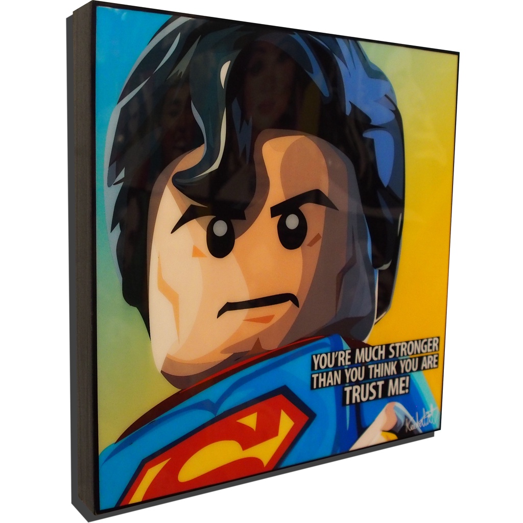 Tranh canvas lego [superman]