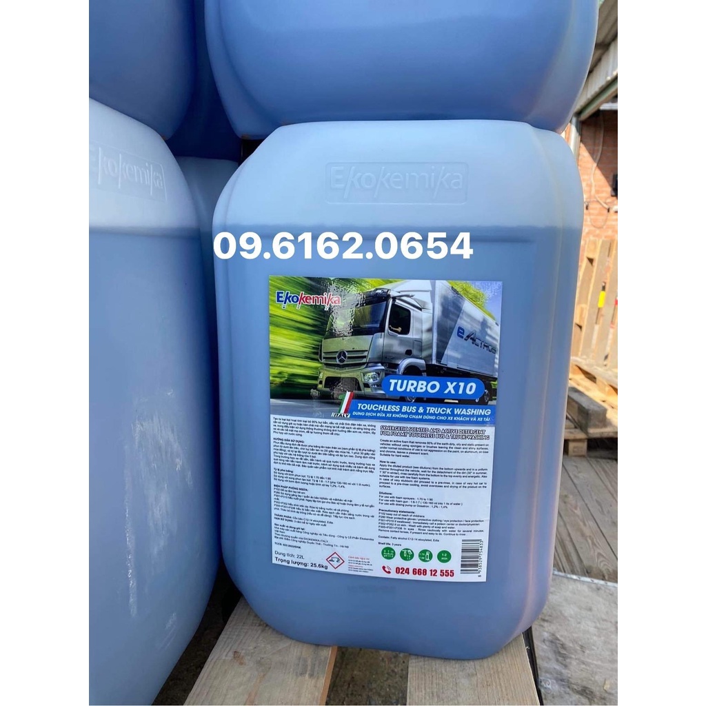 ￼Nước rửa xe không chạm Turbo X10 Ekokemika 5 lít