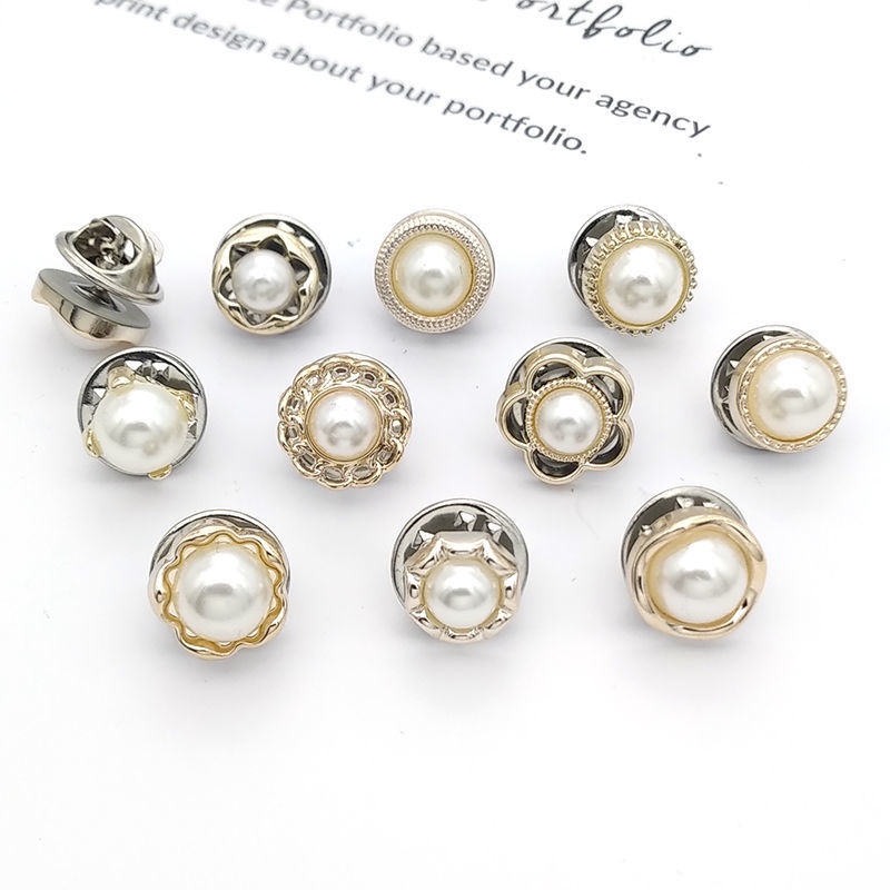 Set 10 Nút Khóa Có Thể Tháo Rời Chống Chói Chuyên Dụng