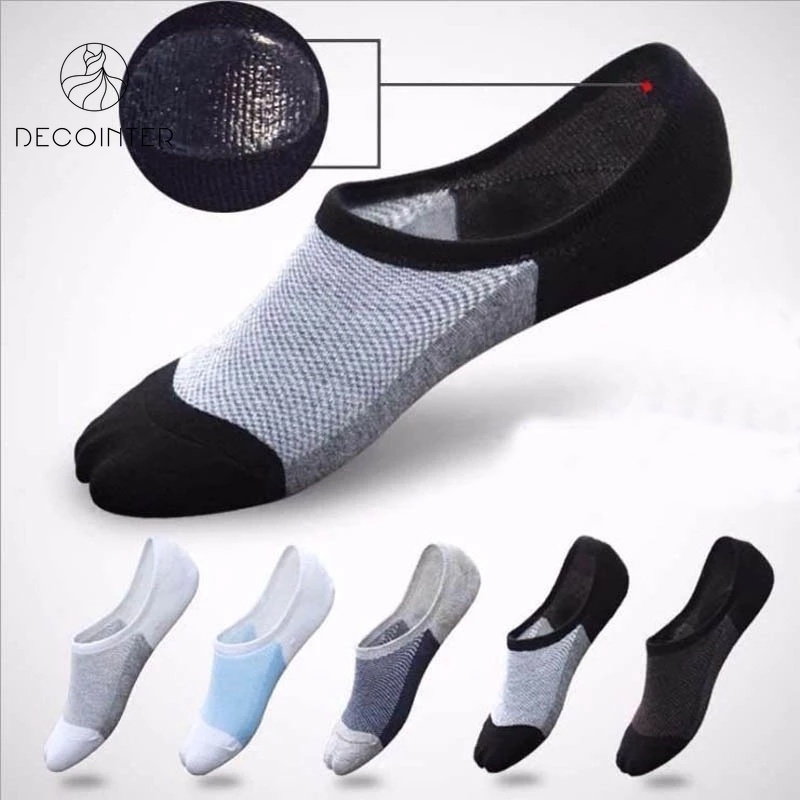 Vớ lưới cotton cổ thấp thoáng khí khử mùi dành cho nam