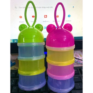 Hộp Chia Sữa 3 Ngăn Cao Cấp