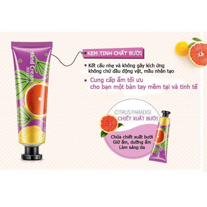 Combo 3 Kem Dưỡng Tay - Kem tay hương hoa quả Bioaqua 30g x 3chai - 3kem008 | BigBuy360 - bigbuy360.vn