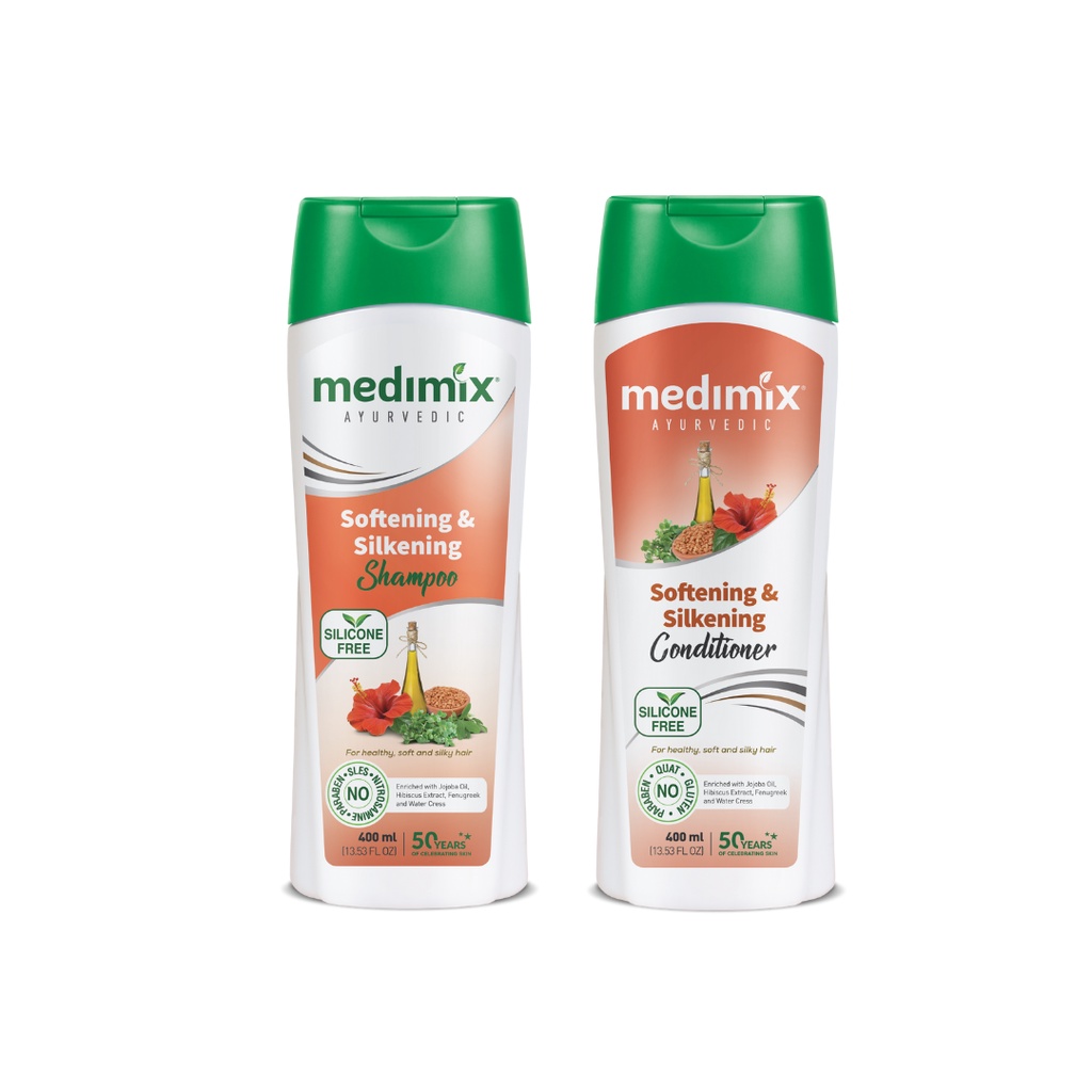Combo dầu gội và dầu xả Medimix thảo dược 400ml/chai