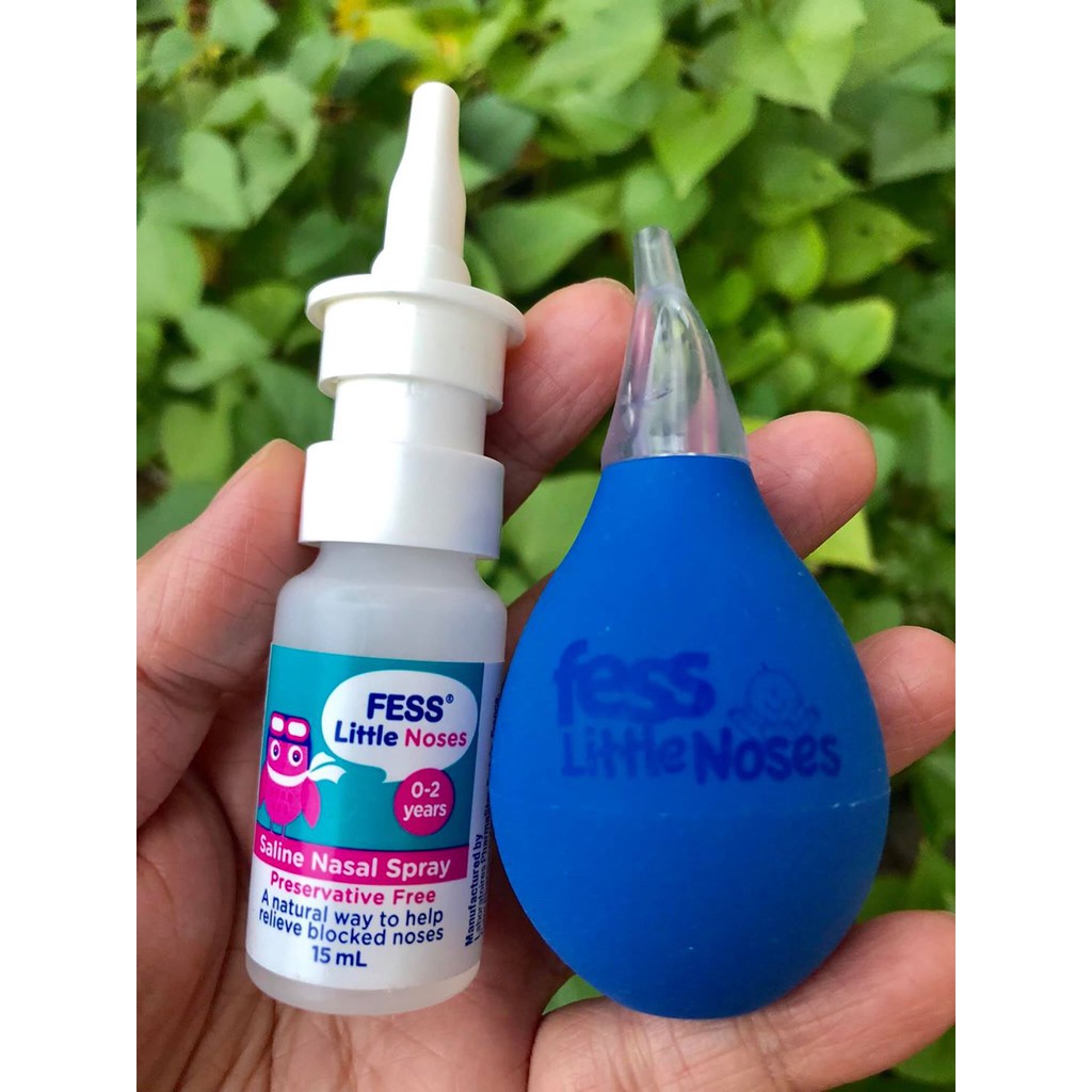 Fess Little Noses - Xịt chữa nghẹt mũi sổ mũi cho bé