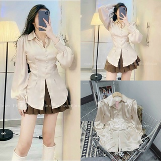 ÁO SƠ MI NÚT BỌC NƠ LƯNG (KÈM VIDEO HÌNH THẬT)