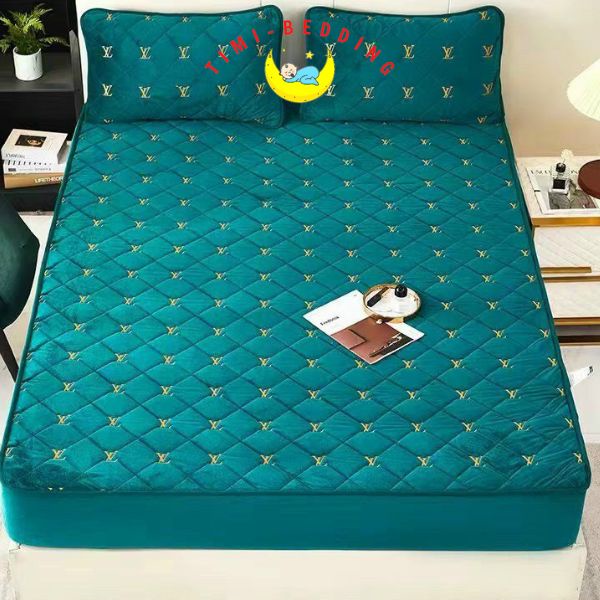 Bộ ga gối nỉ nhung nhập khẩu thương hiệu XL ấm áp, cao cấp và sang trọng - Timibedding