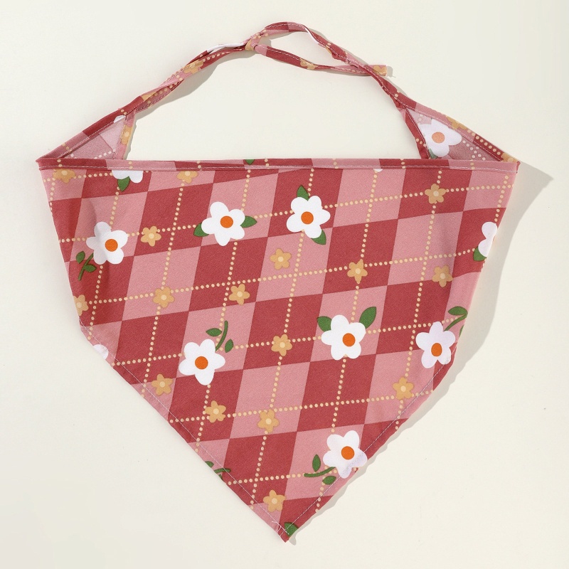 Khăn Trùm Đầu Chống Nắng Họa Tiết Hoa Phong Cách Đồng Quê Cho Bé Gái