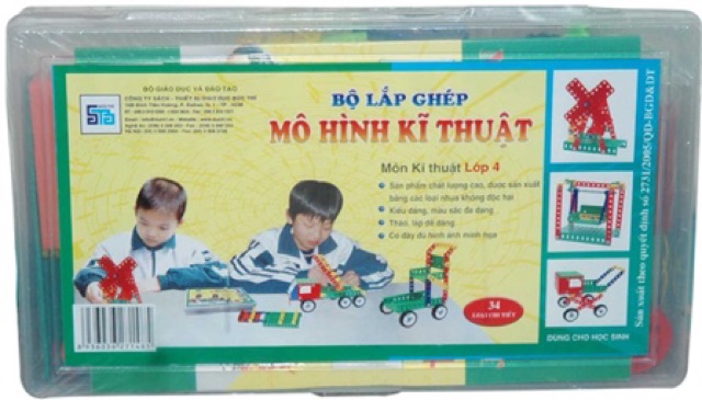 Bộ lắp ghép mô hình kĩ thuật lớp 4