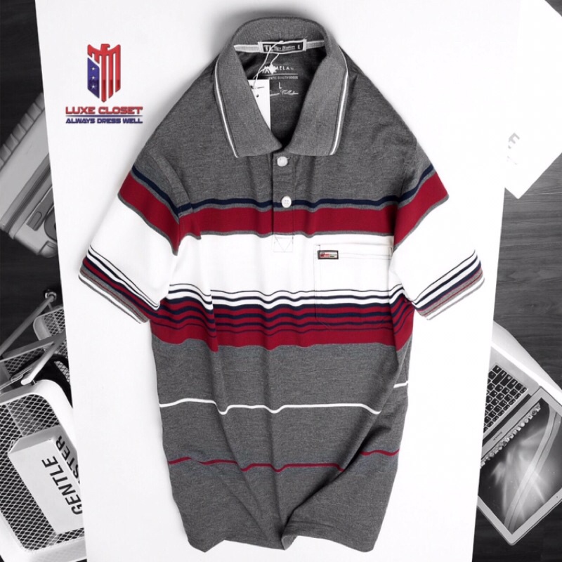 (Mẫu mới) Áo thun sọc trung niên nhiều màu cực đẹp ACT002 | BigBuy360 - bigbuy360.vn