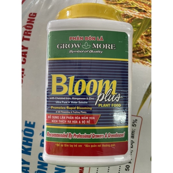 GrowMore Bloom Plus 10-60-10 + TE 1KG - Phân bón lá Grow More kích thích ra hoa và phát triển bộ rễ
