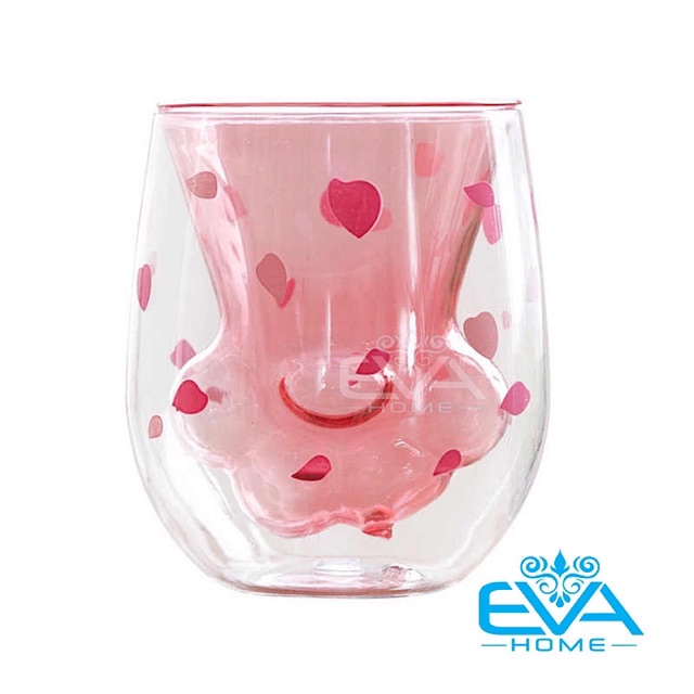 Ly Chân Mèo 2 Lớp Đáng Yêu Cat Claw Cup