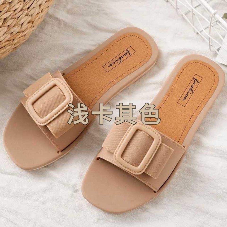 Dép nơ vuông 4 màu  chống trơn trượt