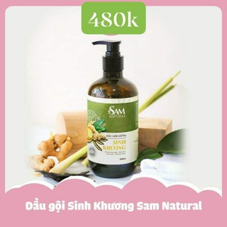 Dầu gội gừng Sinh Khương giảm rụng tóc giúp phục hồi tóc hư tổn Sam Natural