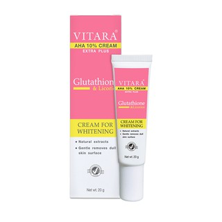 Kem Dưỡng Trắng Da Vitara  AHA10% Craem  With Glutathione 20g