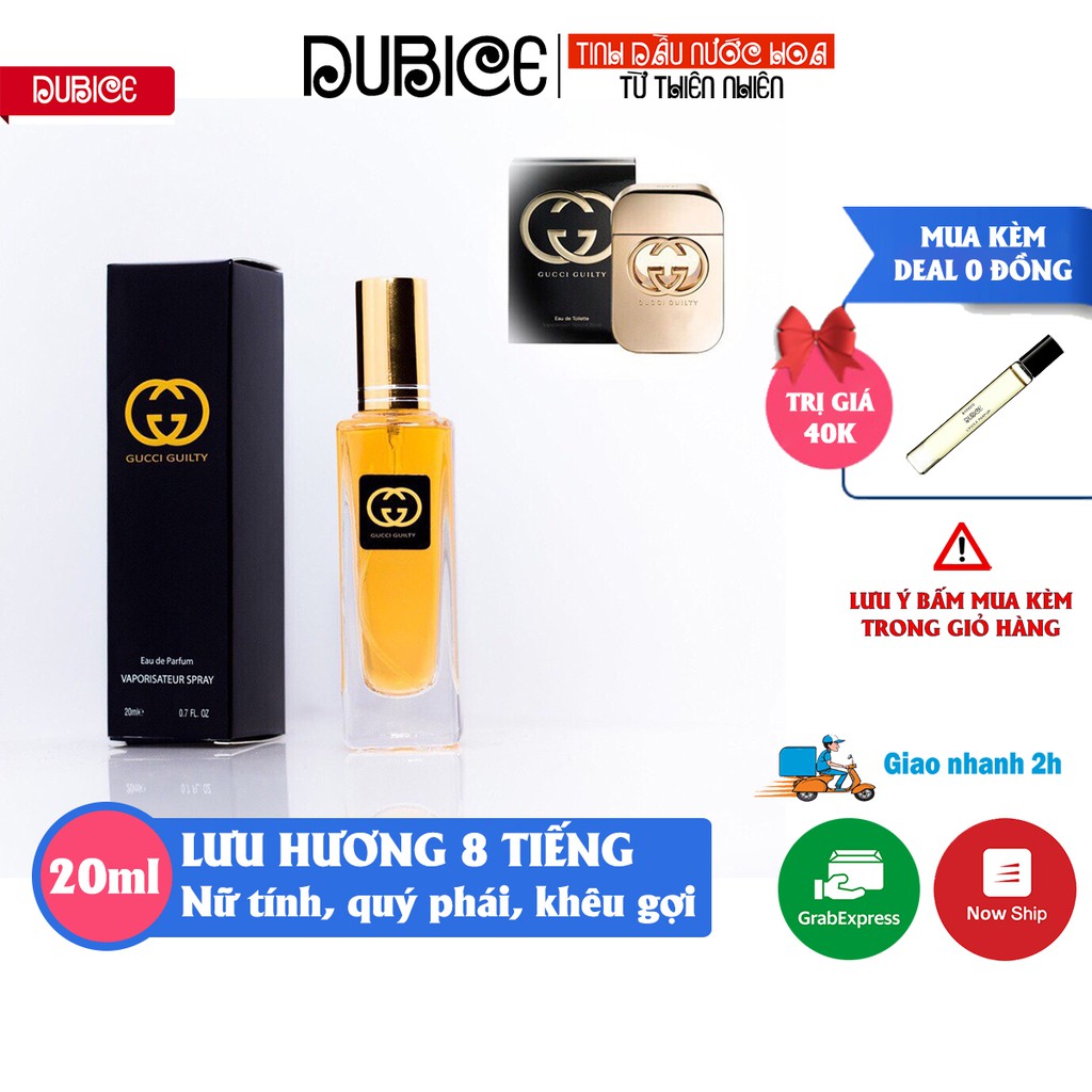 [Thơm lâu 8 tiếng] Nước hoa nữ Black Gu 20ml - xịt thơm body cao cấp chính hãng