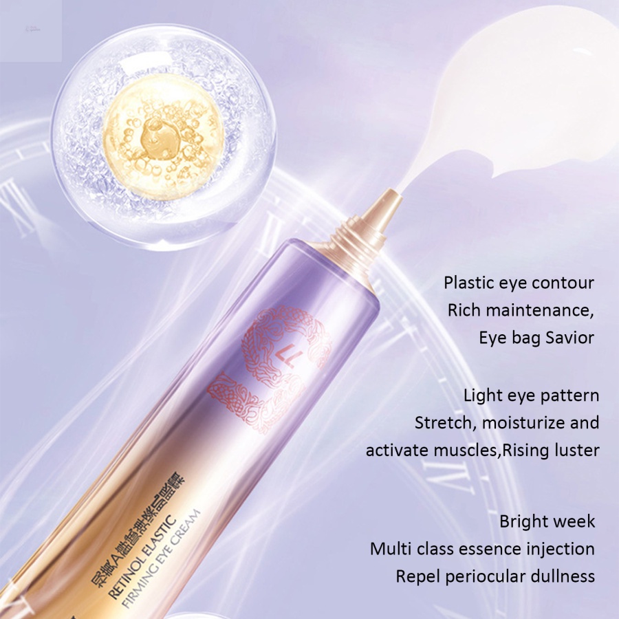 Kem Dưỡng Da Mắt Chứa Retinol Làm Săn Chắc Da Loại Bỏ Quầng Thâm Nếp Nhăn Và Bọng Mắt Chống Lão Hóa Hiệu GLAMN HIH