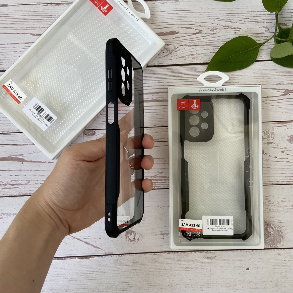 Ốp lưng XUNDD Samsung A13 4G/ A23 4G/5G/ A33 5G/ A53 5G/ A73 4G/5G - Chống shock, Mặt lưng trong, Viền TPU