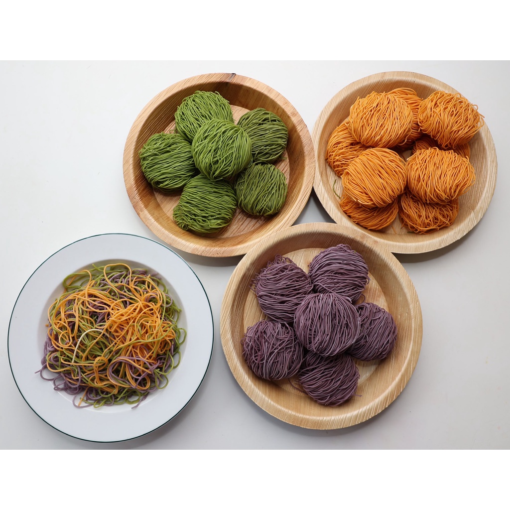 Mì Rau Củ Ngũ Sắc Khô Sa Đéc - Túi 1000g - Đặc Sản Đồng Tháp