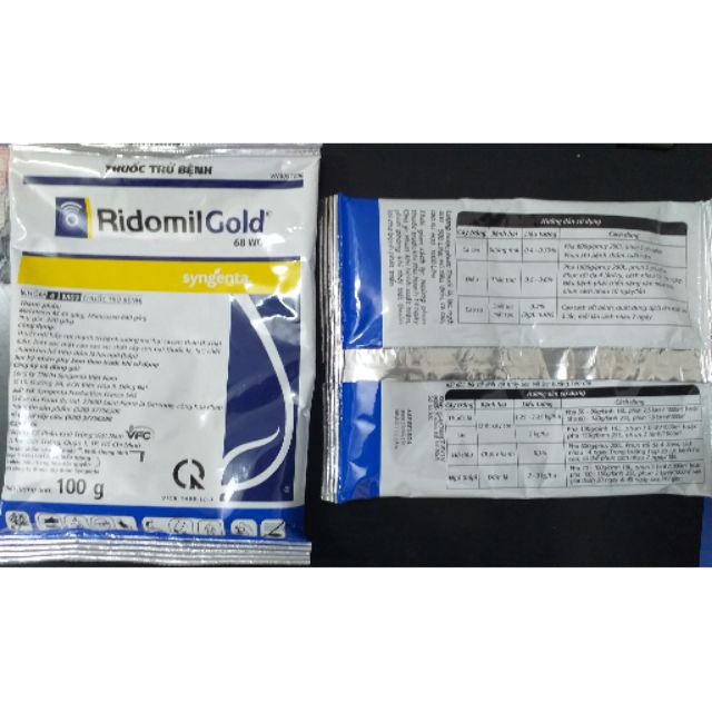 Thuốc trừ nấm bệnh trên lan Ridomil Gold 100g