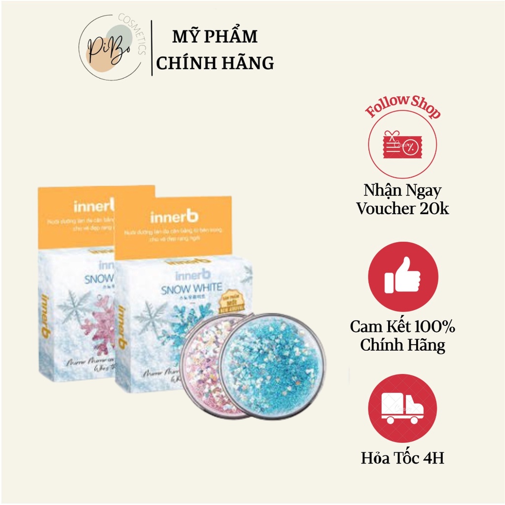 [Gift] Bộ sưu tập gương 5 màu Innerb Snow White (ngẫu nhiên 1 màu bất kì)