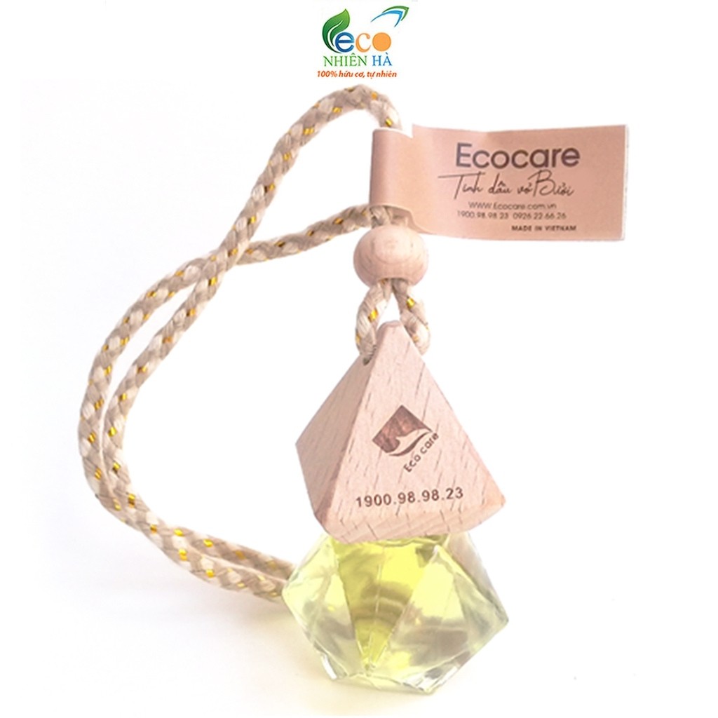 Tinh dầu ECOCARE 7ml sả chanh, tinh dầu thơm phòng, treo xe giúp đuổi muỗi, khử khuẩn