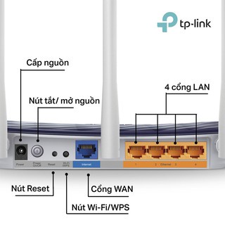 Bộ Phát Wifi Tp-Link Archer C20 Băng Tần Kép AC750 / C50 AC1200/ C60 AC1350 - Hàng Chính Hãng