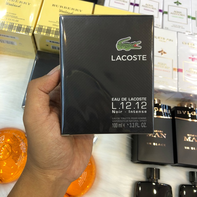 Nước Hoa Nam Lacoste Noir Intense 100ml . Chính Hãng 2020 !
